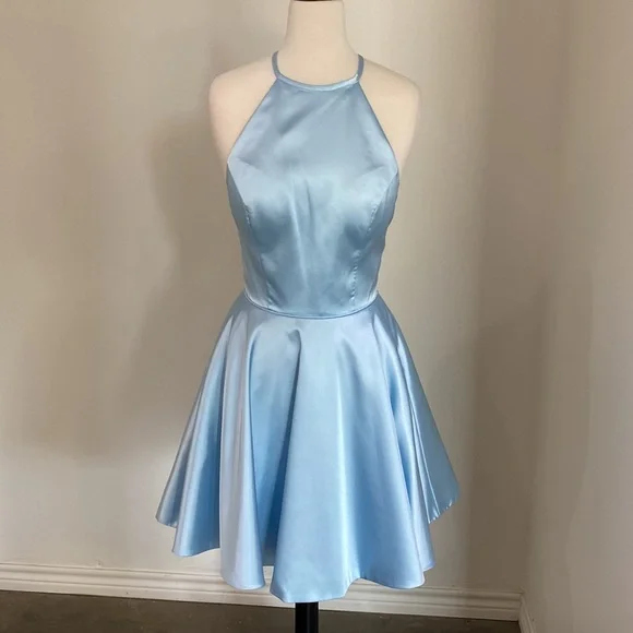 sachin and babi light blue dress Shop - Sherri Hill Couture Fully Beaded Cocktail Dress: Size 4/ $700